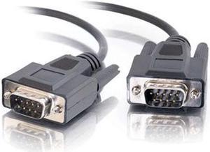 C2G 52087 DB9 M/M Serial RS232 Cable, Black (6 Feet, 1.82 Meters)