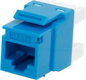 C2G 03796 Cat5E RJ45 UTP Keystone Jack - Blue