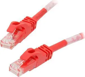 C2G 27863 Cat6 Crossover Cable - Snagless Unshielded Network Patch Cable, Red (10 Feet, 3.04 Meters)