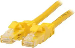 C2G 31346 Cat6 Cable - Snagless Unshielded Ethernet Network Patch Cable, Yellow (5 Feet, 1.52 Meters)