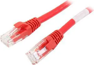 C2G 27184 Cat6 Cable - Snagless Unshielded Ethernet Network Patch Cable, Red (14 Feet, 4.26 Meters)