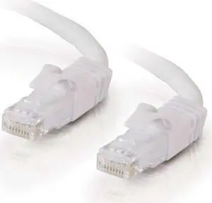 C2G 27164 Cat6 Cable - Snagless Unshielded Ethernet Network Patch Cable, White (14 Feet, 4.26 Meters)