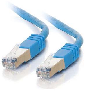 C2G 27241 Cat5e Cable - Snagless Shielded Ethernet Network Patch Cable, Blue (3 Feet, 0.91 Meters)