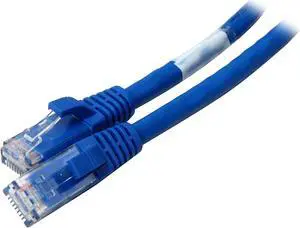 C2G 29008 Cat6 Cables - Snagless Unshielded Ethernet Network Patch Cable Multipack (50 Pack) Blue (7 Feet, 2.13 Meters)