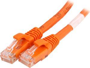 C2G 31358 35 ft. Cat 6 Orange Snagless Patch Cable