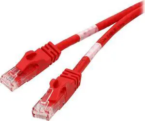 C2G 31381 Cat6 Crossover Cable - Snagless Unshielded Network Crossover Patch Cable, Red (5 Feet, 1.52 Meters)