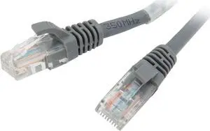 C2G 15205 Cat5e Cable - Snagless Unshielded Ethernet Network Patch Cable, Gray (14 Feet, 4.26 Meters)