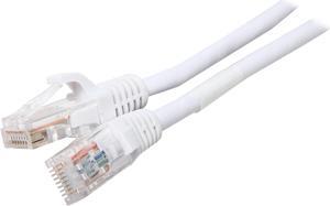 C2G 25428 Cat5e Cable - Snagless Unshielded Ethernet Network Patch Cable, White (10 Feet, 3.04 Meters)