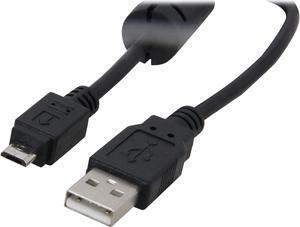 C2G 27364 Micro USB Cable - USB 2.0 A Male to Micro-USB B Male Cable, Black (3.3 Feet, 1 Meter)