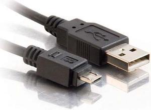 C2G 27365 Micro USB Cable - USB 2.0 A Male to Micro-USB B Male Cable, Black (6.6 Feet, 2 Meters)