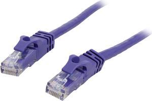 C2G 27805 Cat6 Cable - Snagless Unshielded Ethernet Network Patch Cable, Purple (25 Feet, 7.62 Meters)