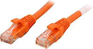 C2G 27810 Cat6 Cable - Snagless Unshielded Ethernet Network Patch Cable, Orange (1 Foot, 0.30 Meters)