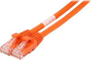 C2G 27812 Cat6 Cable - Snagless Unshielded Ethernet Network Patch Cable, Orange (7 Feet, 2.13 Meters)