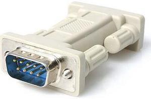 StarTech.com NM9MM DB9 RS232 Serial Null Modem Adapter - M/M