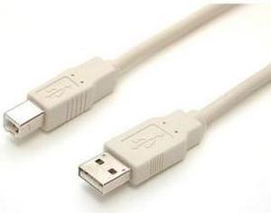 StarTech.com USBFAB_10 Beige Beige A to B USB 2.0 Cable - M/M