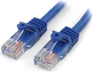 StarTech.com RJ45PATCH3 3 ft. Cat 5E Blue Snagless UTP Patch Cable (350 MHz)