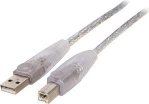 StarTech.com USB2HAB10T Transparent USB 2.0 Cable - A to B