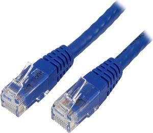 StarTech.com C6PATCH35BL 35 ft. (10.67 m) Cat 6 Blue Molded UTP Patch Cable - ETL Verified