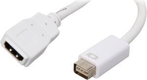 StarTech.com MDVIHDMIMF No Mini DVI to HDMI Video Cable Adapter for Macbooks and iMacs