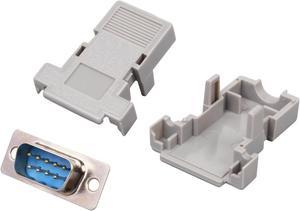 StarTech.com C9PSM Assembled DB9 Male Solder D-SUB Connector with Plastic Backshell