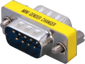 StarTech.com GC9SM Slimline Serial DB9 Gender Changer - M/M