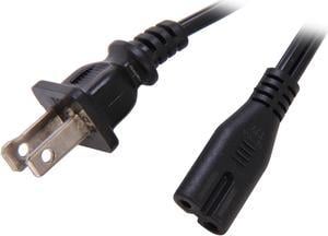 StarTech.com Model PXT101NB 6 ft. Standard Laptop Power Cord - NEMA 1-15P to C7