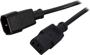 StarTech.com Model PXT100 6 ft. Monitor IEC320 Power Extension Cord M/F Male to Female