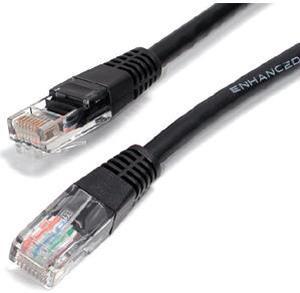 StarTech.com M45PATCH50BK 50 ft. Cat 5E Black Network Cable