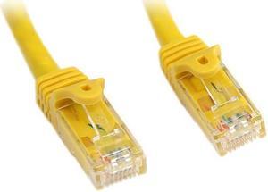 StarTech.com N6PATCH7YL 7 ft. Cat 6 Yellow Snagless Cat6 UTP Patch Cable - ETL Verified