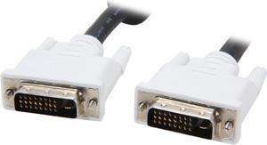 StarTech.com DVIDDMM3 Black DVI to DVI Male to Male DVI-D Dual Link Digital Video Monitor Cable - M/M