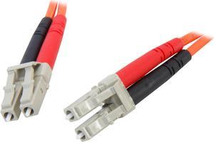 StarTech.com 50FIBLCLC1 3.3 ft. Multimode 50/125 Duplex Fiber Patch Cable LC - LC