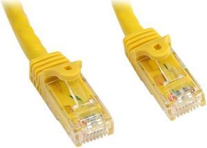 StarTech.com N6PATCH75YL 75 ft. Cat 6 Yellow Snagless UTP Patch Cable - ETL Verified