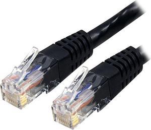 StarTech.com C6PATCH50BK 50 ft. Cat 6 Black Molded UTP Patch Cable