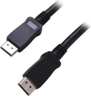 StarTech.com DISPLPORT25L 25 ft. Black 1 x DisplayPort Male to 1 x DisplayPort Male DisplayPort Cable with Latches M/M Male to Male