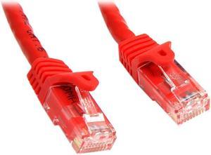 StarTech.com N6PATCH75RD 75 ft. Cat 6 Red Snagless UTP Patch Cable - ETL Verified