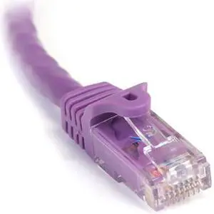 StarTech.com N6PATCH35PL 34.99 ft. (10.67 m) Cat 6 Purple Snagless UTP Patch Cable - ETL Verified