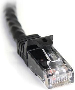 StarTech.com N6PATCH75BK 75 ft. Cat 6 Black Snagless UTP Patch Cable - ETL Verified