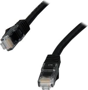 StarTech.com N6PATCH35BK 35 ft. Cat 6 Black Snagless UTP Patch Cable - ETL Verified