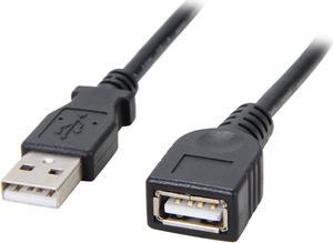 StarTech.com USBEXTAA6BK 6 ft Black USB 2.0 Extension Cable A to A - M/F - 6ft USB 2.0 Extension Cable - 6ft USB male female Cable