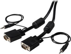 StarTech.com MXTHQMM15A 15 ft. Coax High Resolution Monitor VGA Cable with Audio