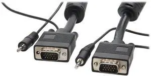 StarTech.com MXTHQMM30A 30 ft. Coax High Resolution Monitor VGA Cable with Audio