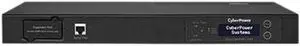 CyberPower PDU20SWHVT10ATNET Switched ATS PDU 200-240V 20A 1U 10-Outlets (2) L6-20P