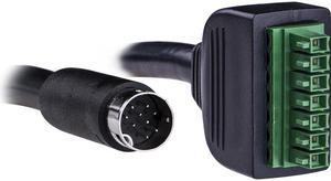 CyberPower Model CBL7PIN350BUL-010-BLK 10 ft. 9-Pin MiniDIN to 7-Pin Power Cabl