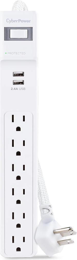 CyberPower Home Office Series Surge Protector - AC 125V - White
