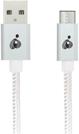 IOGEAR G2LU3CAM01-WT 3.3 ft. White Charge & Sync Flip Pro - USB-C to Reversible USB-A Cable - 1 PACK