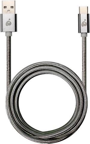 IOGEAR G2LU3CAM02-GY 6.56 ft. Gray Charge & Sync Pro - USB-C to USB-A Cable