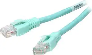 TRIPP LITE N261-014-AQ 14 ft. Cat 6A Aqua 10G Certified Patch Cable