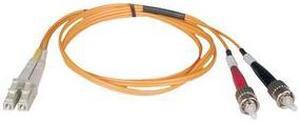 Tripp Lite N518-01M 3 ft. Fiber Optic Duplex Patch Cable Male to Male