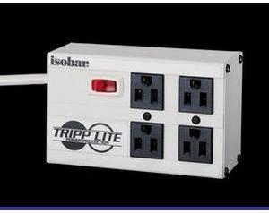 TRIPP LITE ISOBAR4 6 ft 4 Outlets 3300 J Isobar  Surge Suppressor