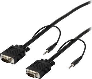 Tripp Lite P504-006 6 ft. HD15M to HD15M SVGA/VGA Monitor Cable w/Built-in Audio connectors